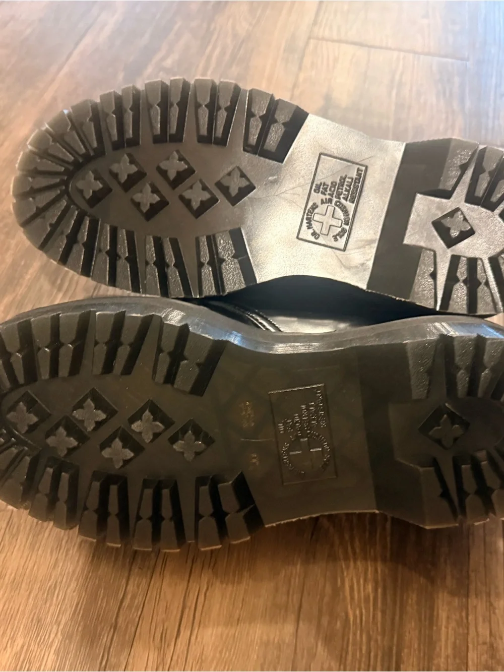 Dr. Martens polished black